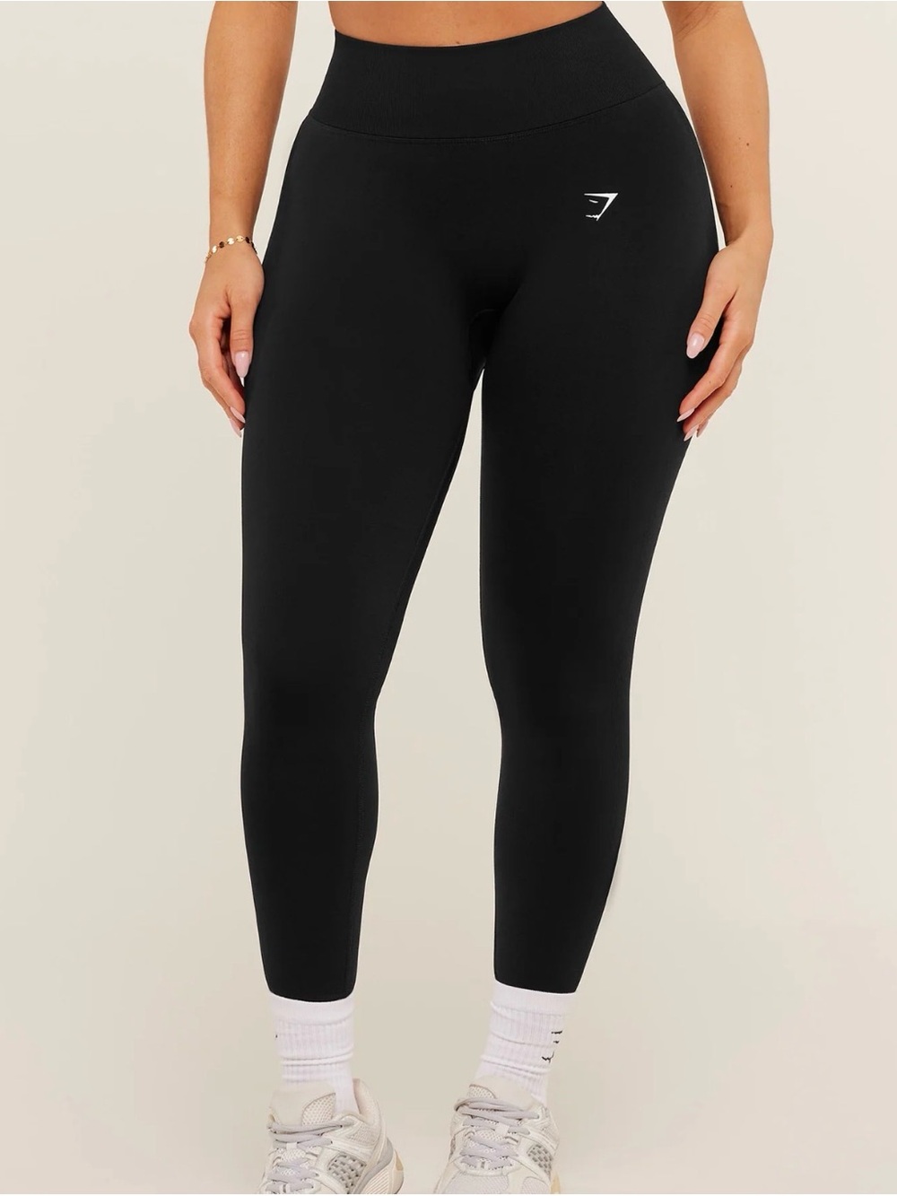 Gymshark Black High-Waist Lift Seamless Leggings- Large